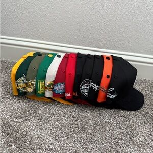 Fitted Hat Snapback A-Frame Hat Collection Side Patch 14 bundle